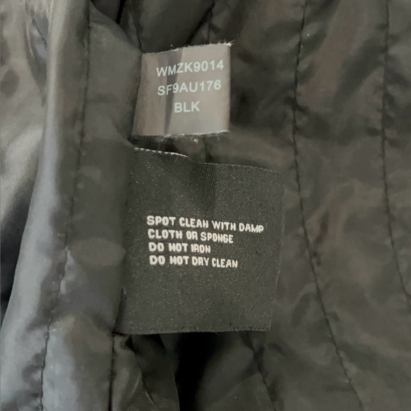 Wilsons Black Faux Leather BomberJacket. - Picture 11 of 15